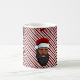 Mug Rouge noir du Père Noël
