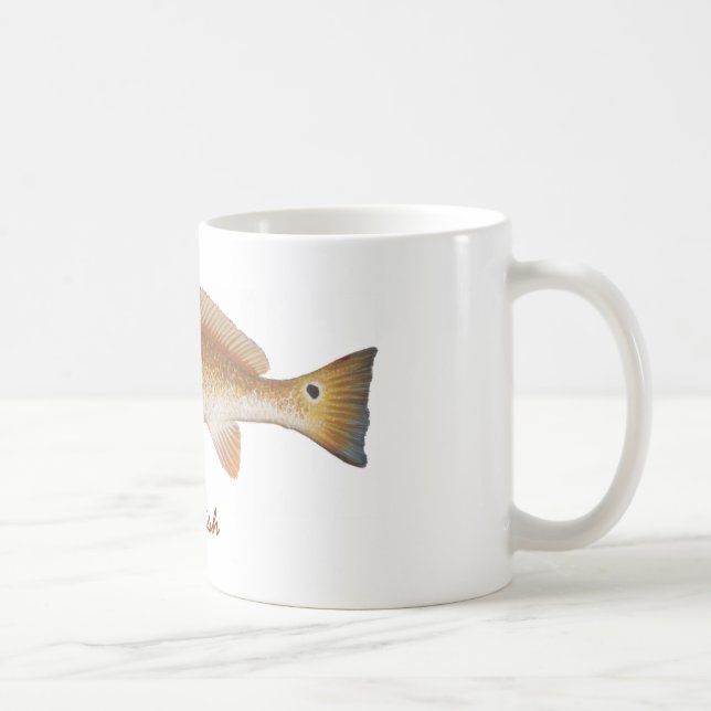 Mug ROUGETS COMMUNS, poissons rouges (Droite)