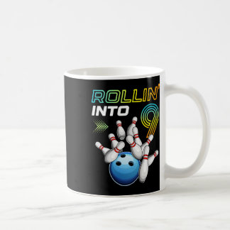 Mug Rouler Dans 9 Fête D'anniversaire Rétro Bowling 9è