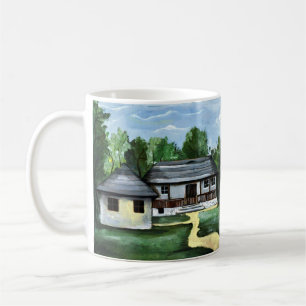 Mug Roumanie - Maison rustique traditionnelle transylv