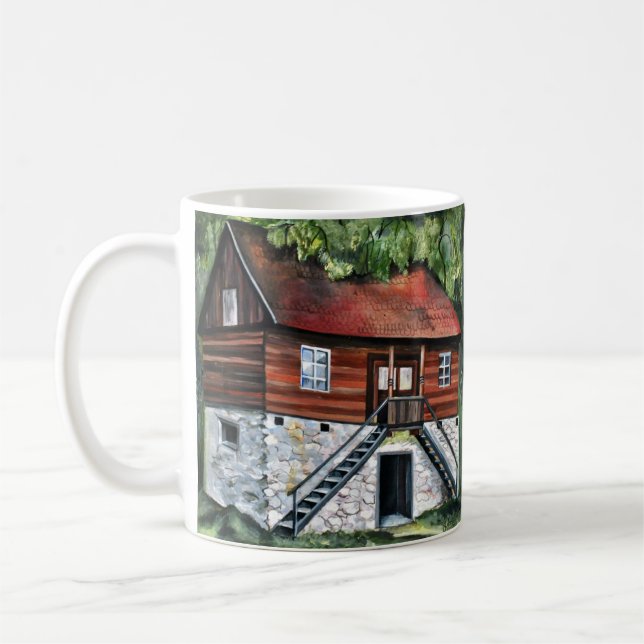 Mug Roumanie - Maison traditionnelle transylvanienne (Gauche)