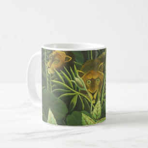 Mug Rousseau Tropical Jungle Lion Peinture