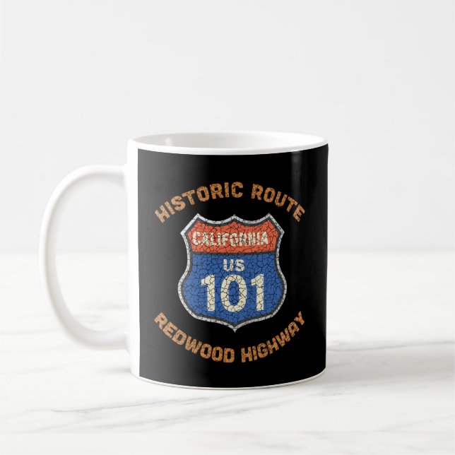 Mug Route 101 Redwood Highway (Gauche)