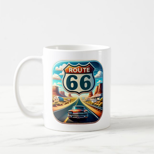 Mug Route 66 États-Unis d'Amérique (Gauche)