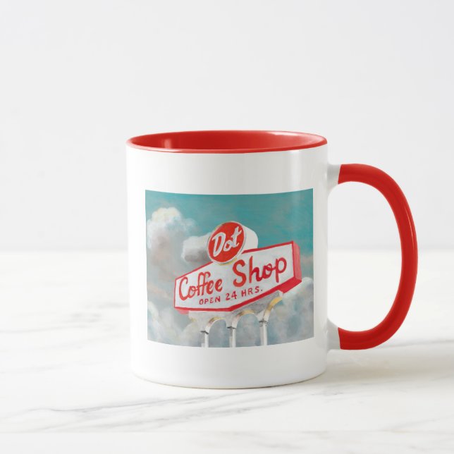Mug Route américaine | Coffee Shop Sign (Droite)