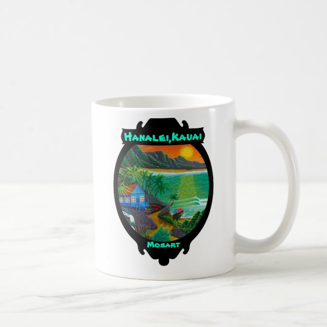 Mug "Route au ciel", conception magique de fenêtre (Droite)