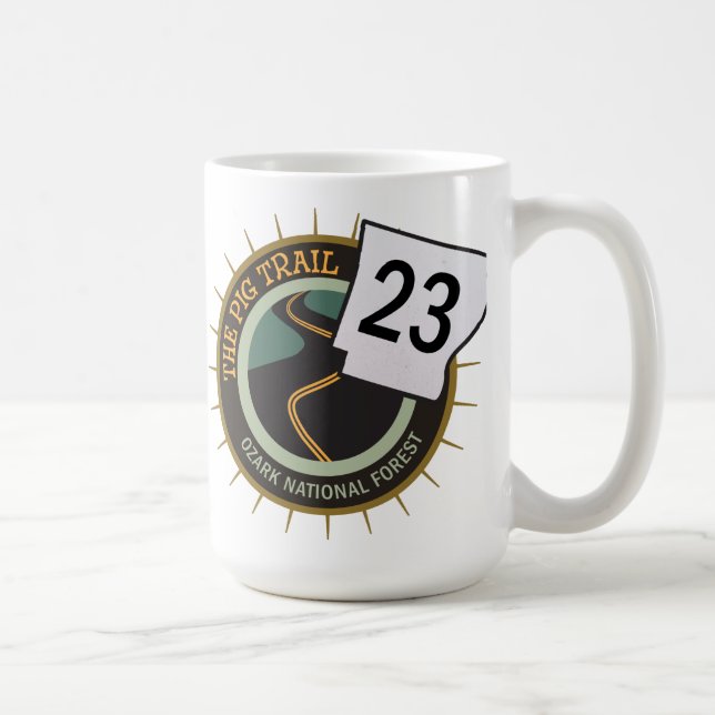 Mug Route de moto de l'Arkansas de la route 23 de (Droite)