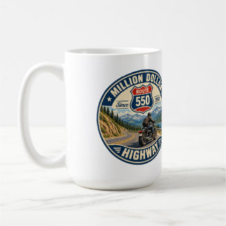 Mug Route Million Dollar Highway 550 cadeaux moto