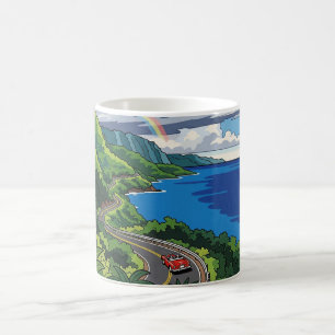 Mug Route vintage pour Hana Maui Hawaii Travel