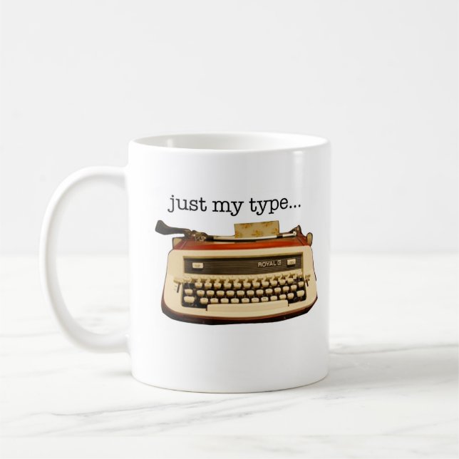 Mug Royal rouge 'juste mon Type (Gauche)