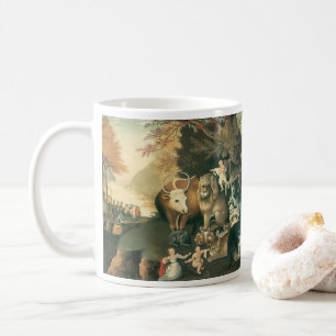 Mug Royaume pacifique par Edward Hicks Vintage Folk Ar