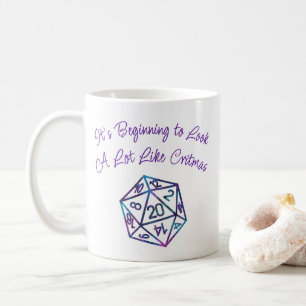 Mug RPG Critmas   Nebula Tabletop PnP Roleplayer Dice