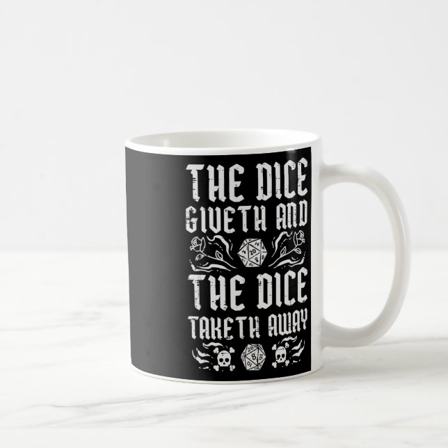 Mug Rpg Giveth Taketh Funny Gamer Men Boys Kids  (Droite)