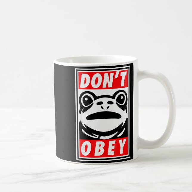 Mug Rtland Frog Don't Obey  (Droite)