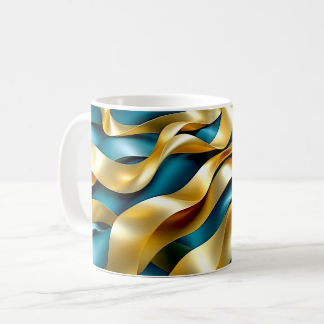Mug Ruban Abstrait (Devant gauche)