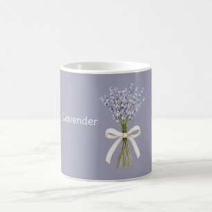 Mug Ruban de Crème de Fleurs de Lavande
