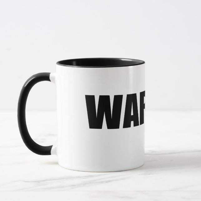 Mug Ruban de rose de guerrier de survivant de cancer (Gauche)