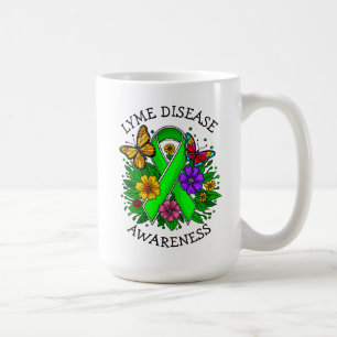 Mug Ruban de sensibilisation à la maladie de Lyme