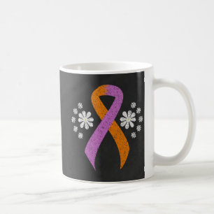 Mug Ruban de sensibilisation à l'orchidée et à l'orang