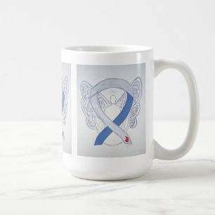 Mug Ruban de sensibilisation au diabète IDDM Angel Art