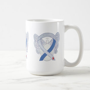 Mug Ruban de sensibilisation au diabète IDDM Angel Art