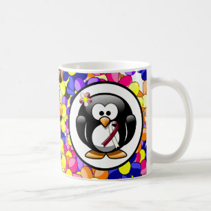 Mug Ruban de sensibilisation au pingouin et à l'ivoire