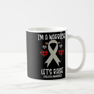 Mug Ruban de sensibilisation Je suis guerrier Levons s