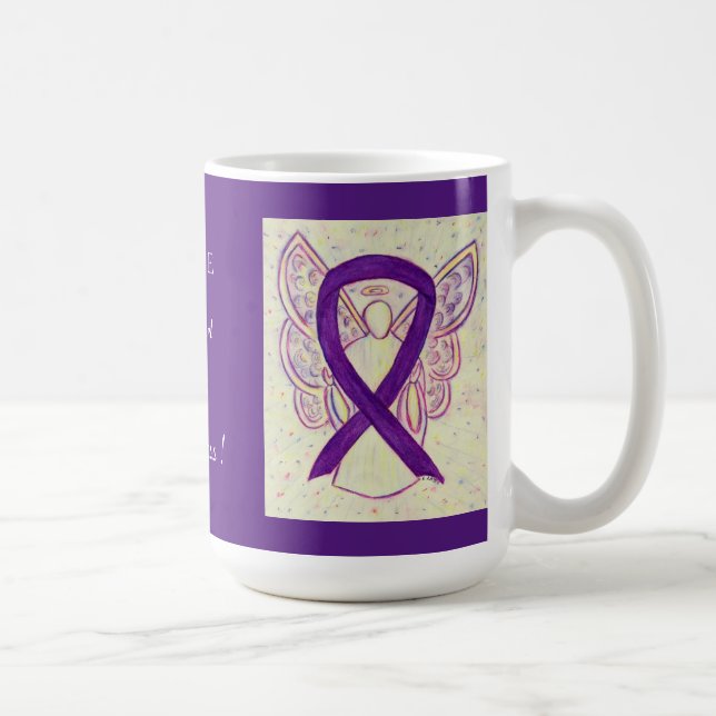Mug Ruban de sensibilisation Leiomyosarcoma (LMS) (Droite)