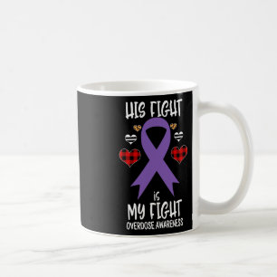 Mug Ruban de sensibilisation Son combat est mon combat