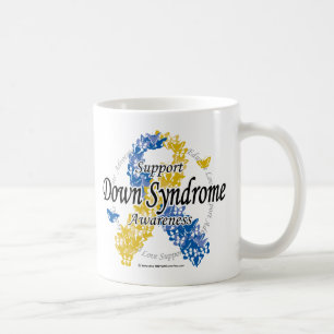 Mug Ruban de syndrome de Down des papillons 2