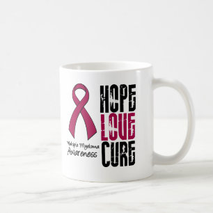 Mug Ruban de traitement d'amour d'espoir de Cancer de