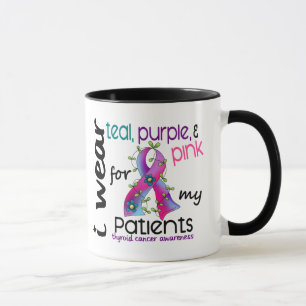Mug Ruban d'usage du cancer de la thyroïde I pour mes