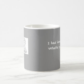 Mug ruban gris, j'ai eu la chirurgie cérébrale. Ce qui