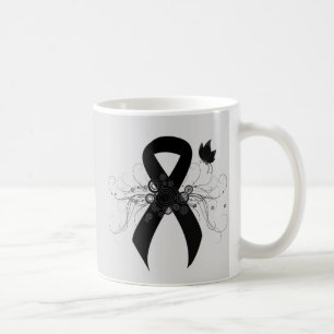 Mug Ruban noir avec papillon