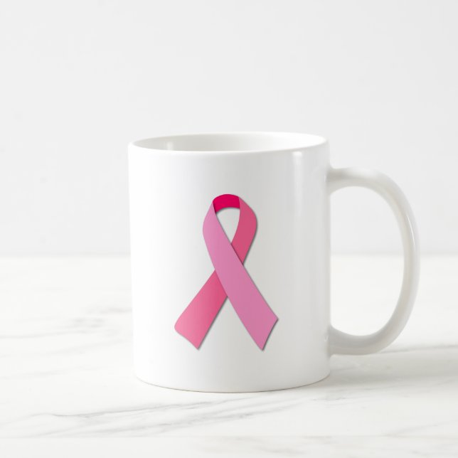 Mug Ruban Rose de Sensibilisation au Cancer du Sei (Droite)