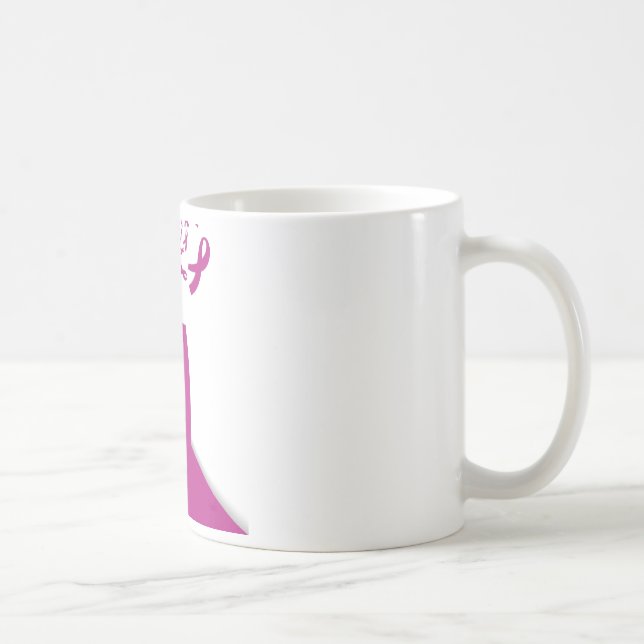 Mug Rubans rose Cancer du sein Sensibilisation Art Imp (Droite)