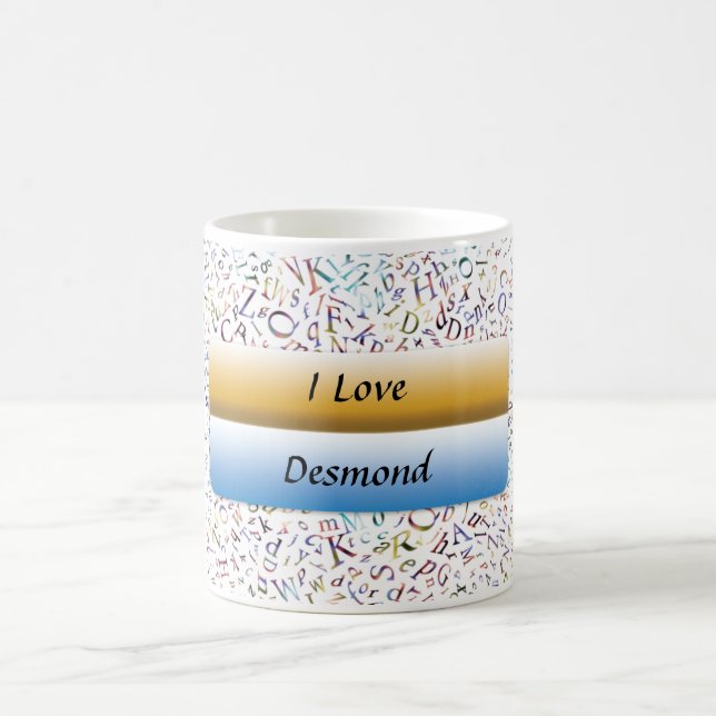 Mug Rubrique de lettre (Centre)