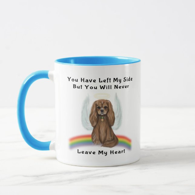 Mug Ruby Cavalier Pet Loss Memorial Cadeau (Gauche)