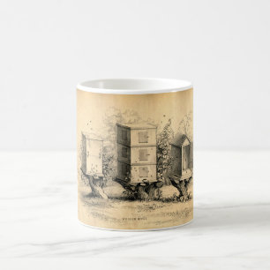 Mug ruche apicole vintage