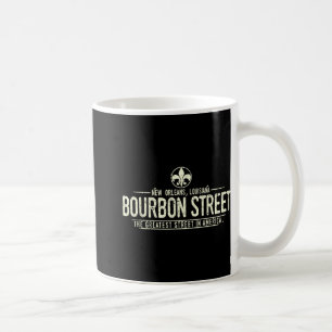 Mug Rue Bourbon La Nouvelle-Orléans Louisiane en Détre