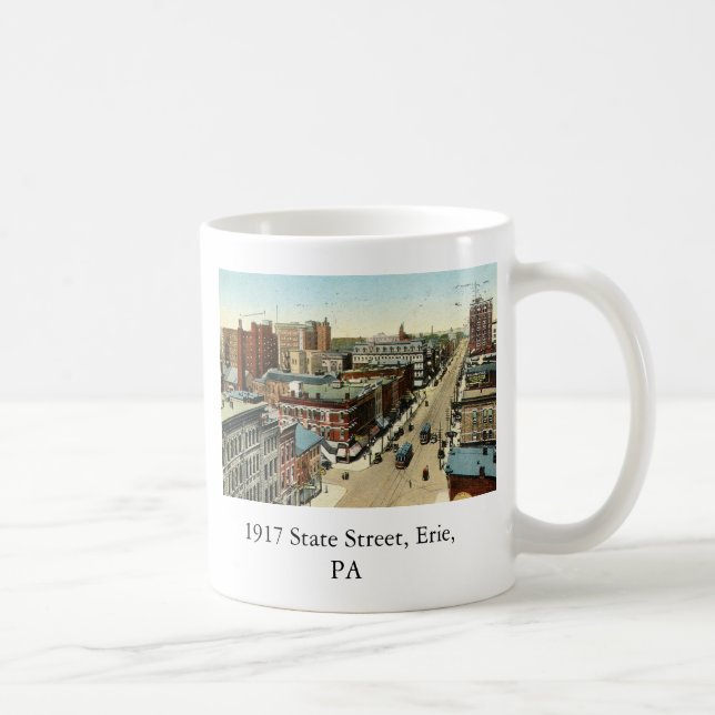 Mug Rue de 1917 états, Erie, PA (Droite)