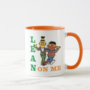Mug Rue Sésame Bert & Ernie Lean sur moi