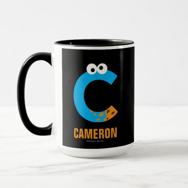 Mug Rue Sésame | C est pour Cookie Monster (Gauche)
