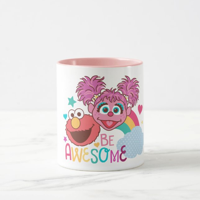 Mug Rue Sésame | Elmo & Abby - Soyez génial (Centre)