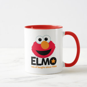 Mug Rue Sésame   Elmo Beaucoup de rires depuis 1984