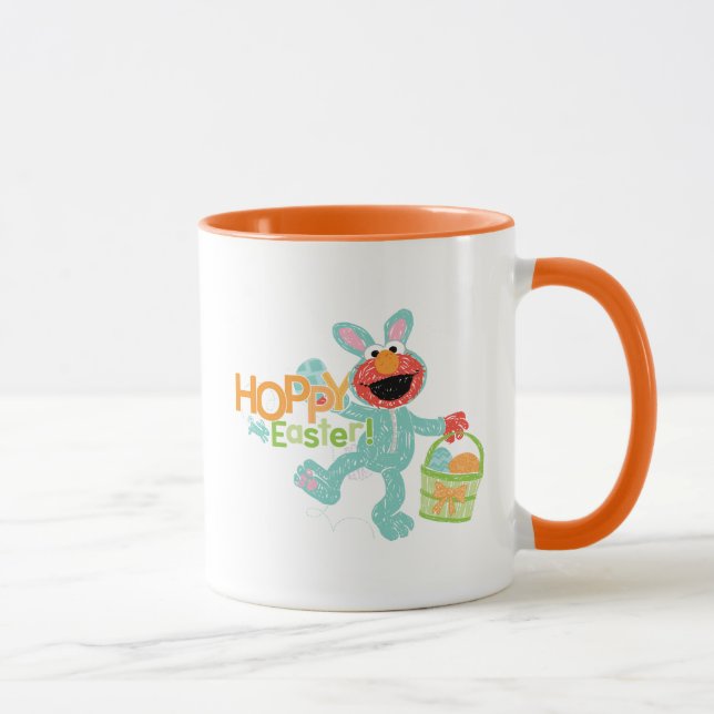 Mug Rue Sésame - Elmo | Pâques Hoppy (Droite)
