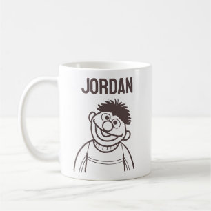 Mug Rue Sésame Ernie Bright Ajouter Votre Nom