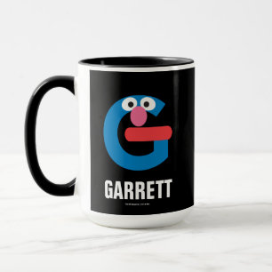 Mug Rue Sésame   G est pour Grover