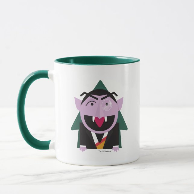 Mug Rue Sésame | Illustration Count von Count (Gauche)