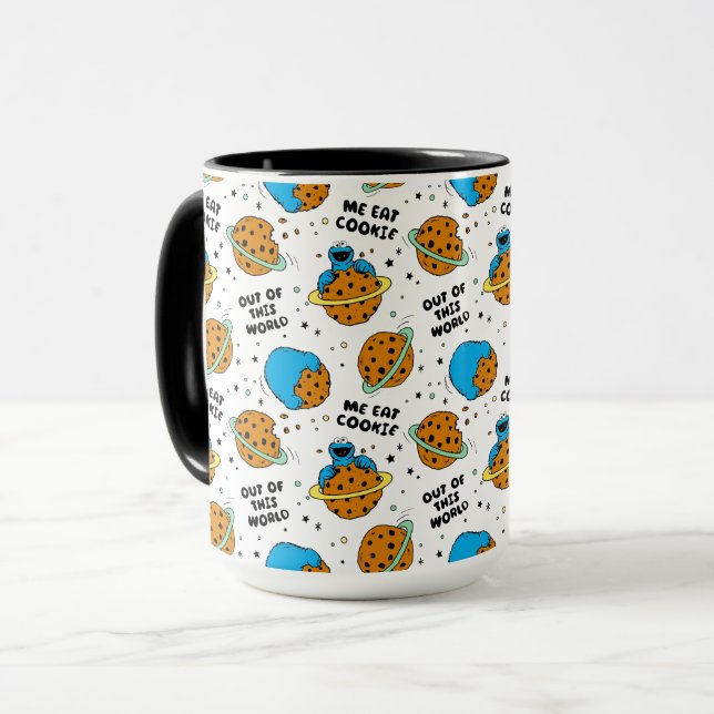 Mug Rue Sésame | Monstre de cookies hors de ce monde (Devant gauche)